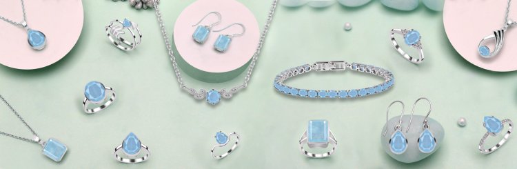 Genuine Aquamarine Earrings – Minimalist Design