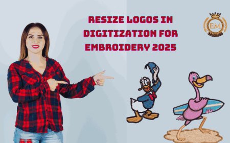 Resize Logos in Digitization for Embroidery 2025