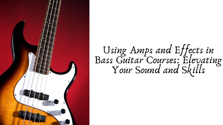 Using Amps and Effects in Bass Guitar Courses: Elevating Your Sound and Skills