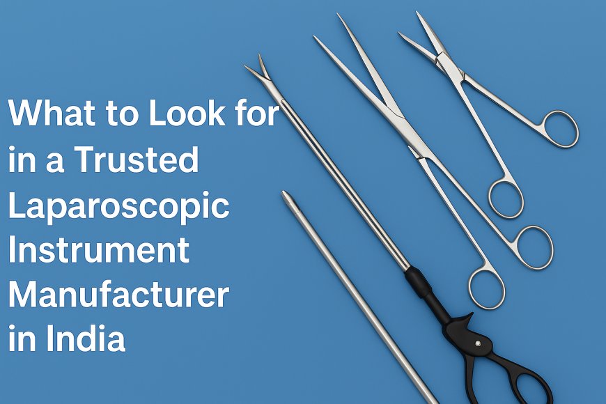 What to Look for in a Trusted Laparoscopic Instrument Manufacturer in India