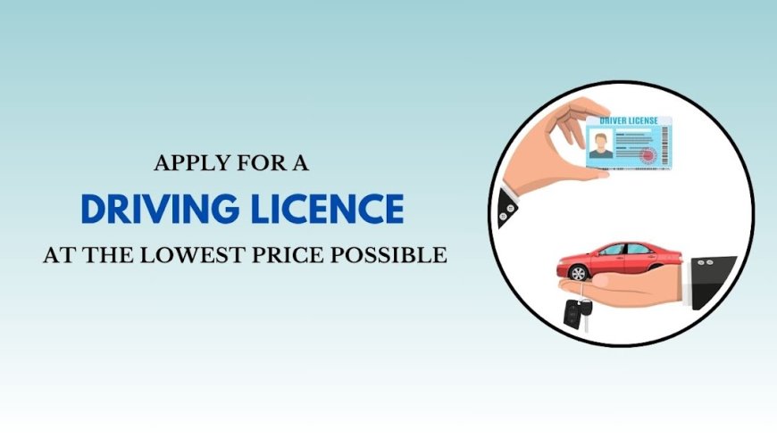 Apply for a Driving Licence at the Lowest Price Possible