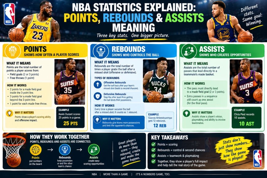 NBA Statistics Explained: What Do Points, Rebounds And Assists Reveal?