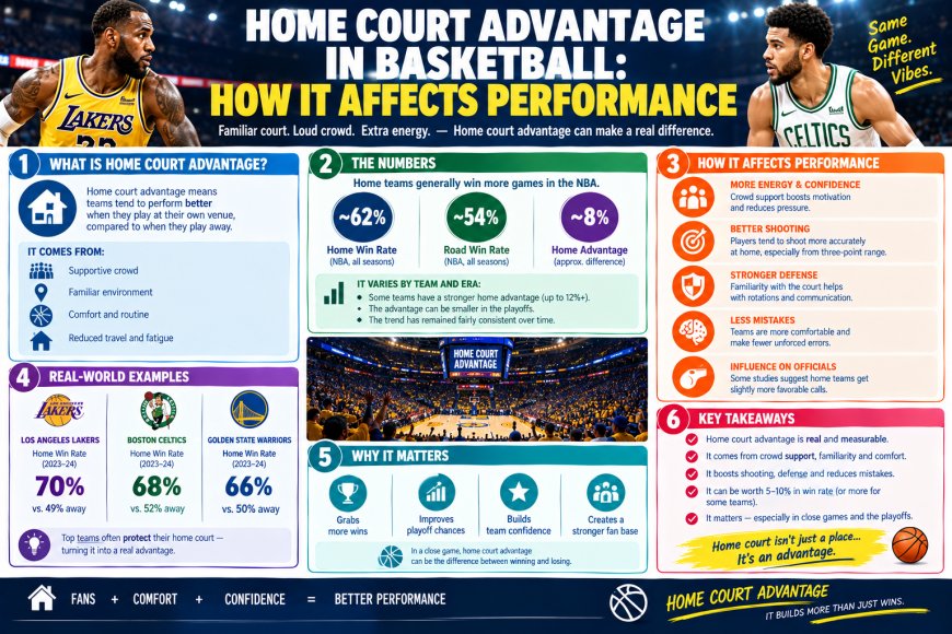 How Does Home Court Advantage Affect Basketball Performance?